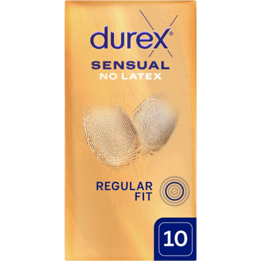 Durex Durex Condooms Sensual No Latex - Regular Fit - 10 stuks