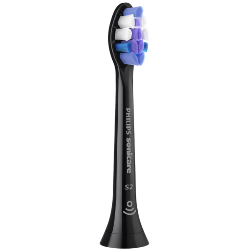 Philips Philips Sonicare S2 Sensitive Black opzetborstels HX6054/88 - 4 stuks