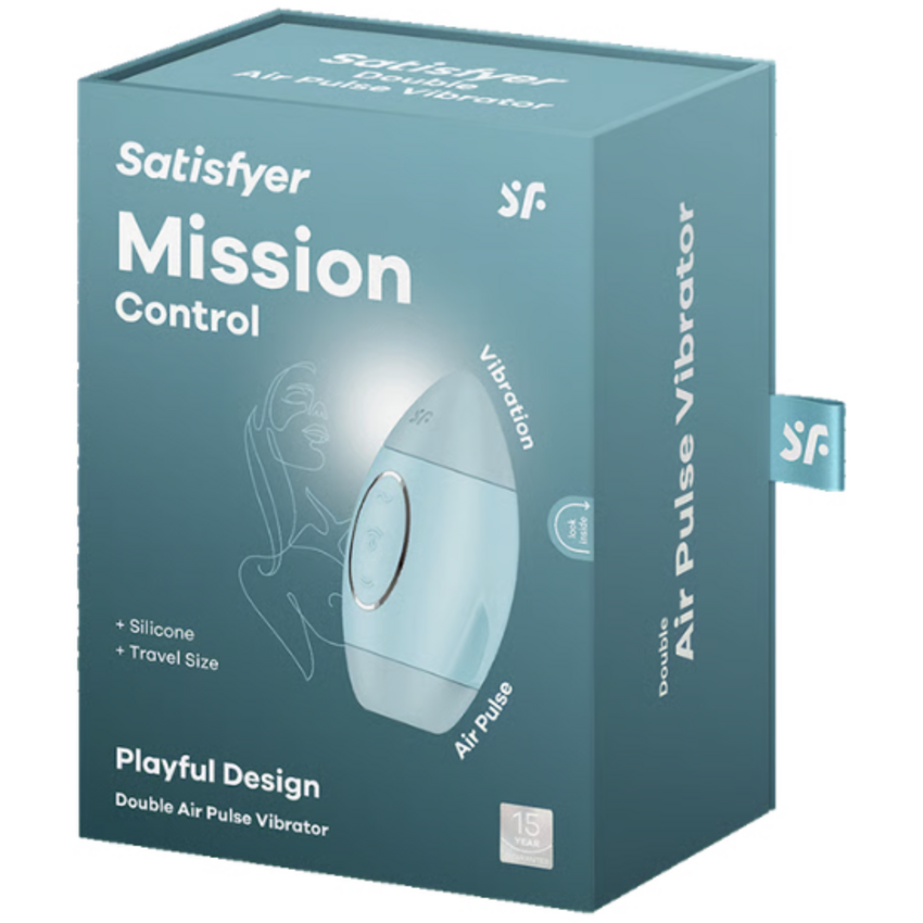 Satisfyer Satisfyer Mission Control Air Pulse Vibrator - Blue