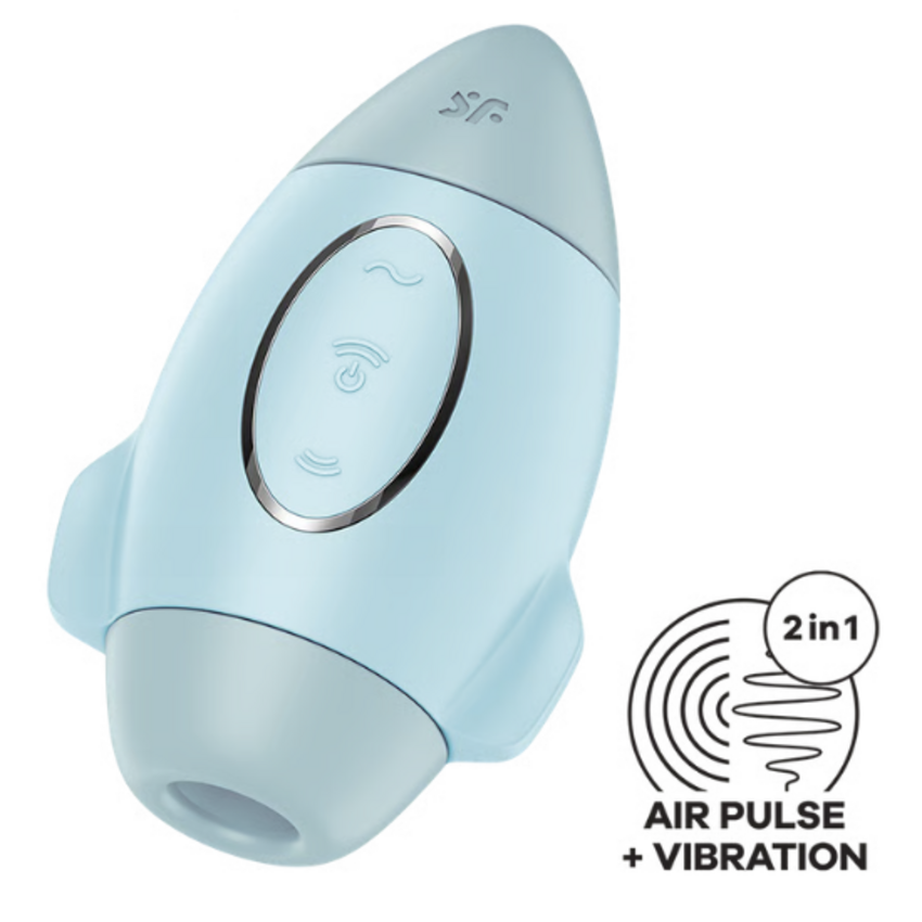 Satisfyer Satisfyer Mission Control Air Pulse Vibrator - Blue