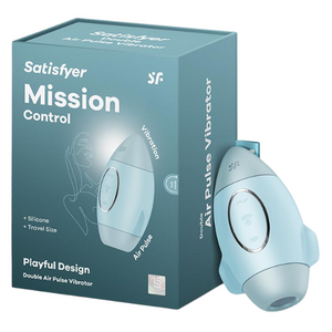 Satisfyer Mission Control Air Pulse Vibrator - Blue
