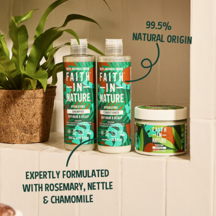 Faith in Nature Coconut Conditioner - Normaal tot Droog Haar - 400 ml Faith in Nature Faith in Nature Coconut Conditioner - Normaal tot Droog Haar - 400 ml