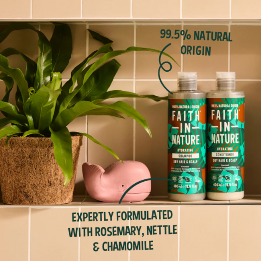 Faith in Nature Faith in Nature Coconut Shampoo - Normaal tot Droog Haar - 400 ml