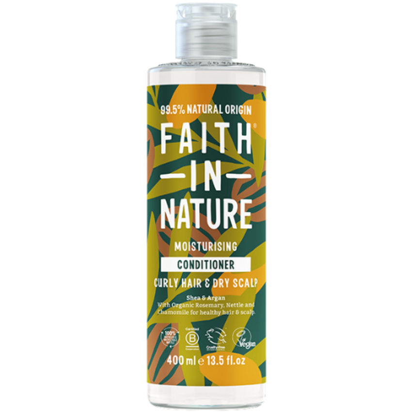 Faith in Nature Faith in Nature Shea & Argan Conditioner - Krullend & Droog Haar - 400 ml