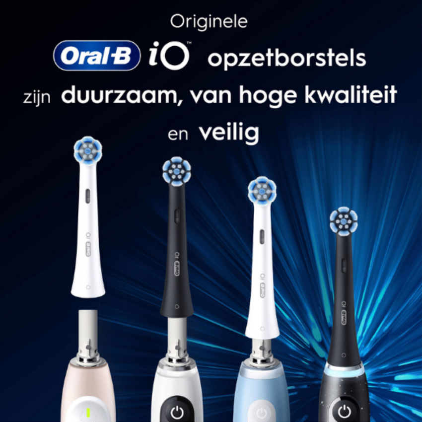 Oral-B Oral-B iO Gentle Care Black opzetborstels - 6 stuks