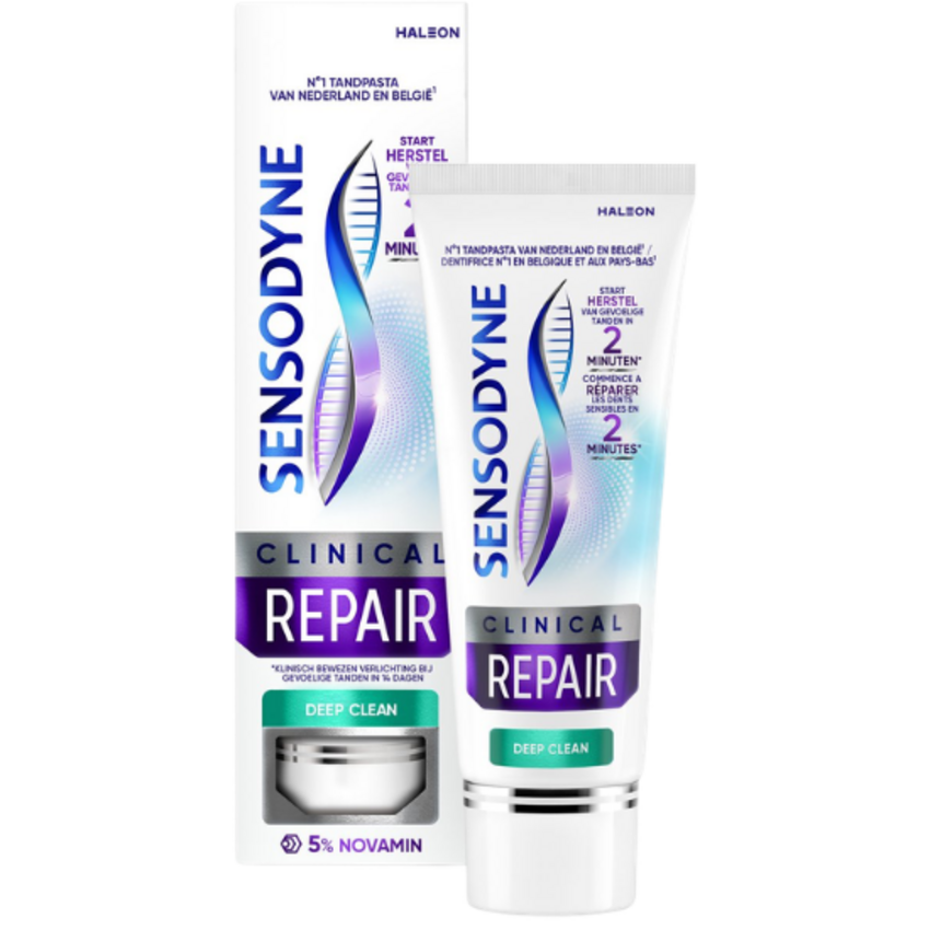 Sensodyne Sensodyne Clinical Repair Deep Clean Tandpasta - 75 ml
