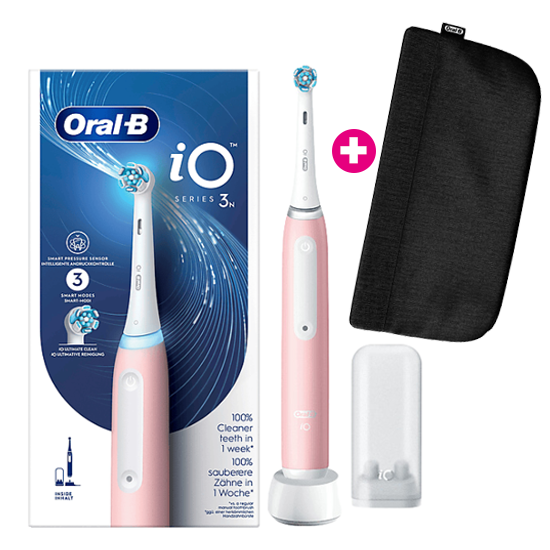 Oral-B Oral-B iO Series 3N Blush Pink + Gratis Oral-B iO Etui Black