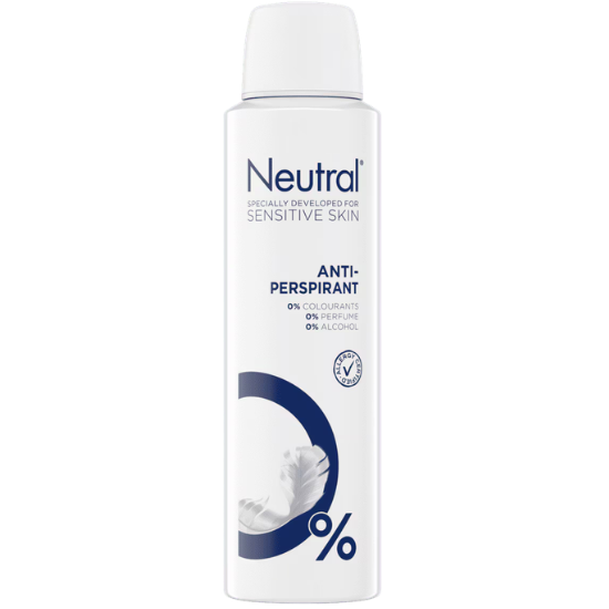 Neutral Anti-Transparant Parfumvrij Deodorant Spray - 150 ml