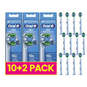 Oral-B PRO Precision Clean Mega Pack opzetborstels - 10+2 stuks