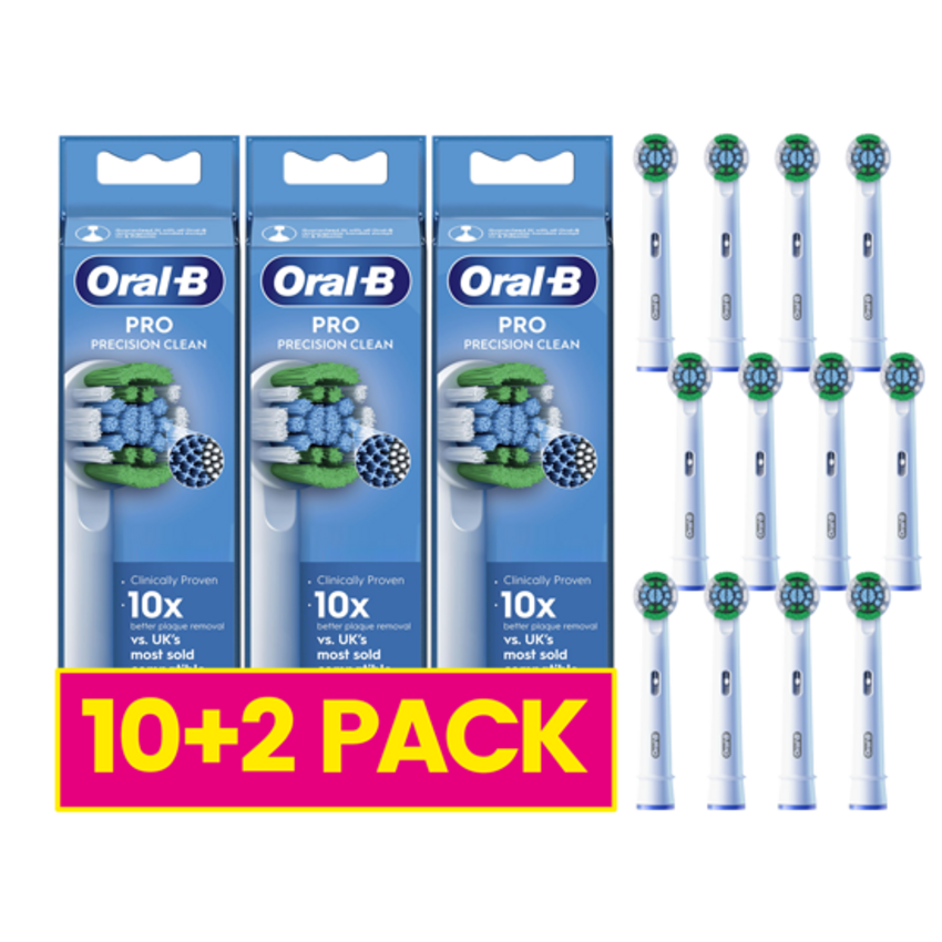 Oral-B Oral-B PRO Precision Clean Mega Pack opzetborstels - 12 stuks