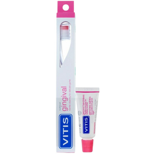 Vitis Gingival Kit - Tandenborstel + Mini Tandpasta 15 ml