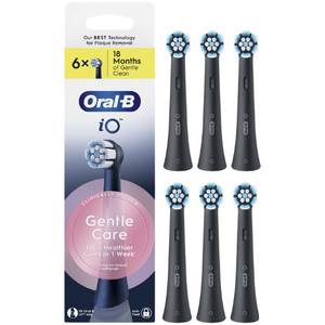 Oral-B iO Gentle Care Black opzetborstels - 6 stuks