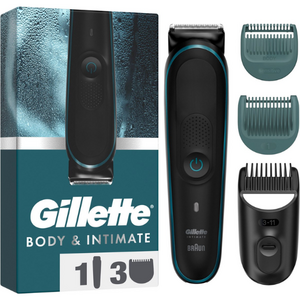 Braun Gillette Body & Intimate Elektrische Trimmer i5 – Voor body en intieme zone – Zwart