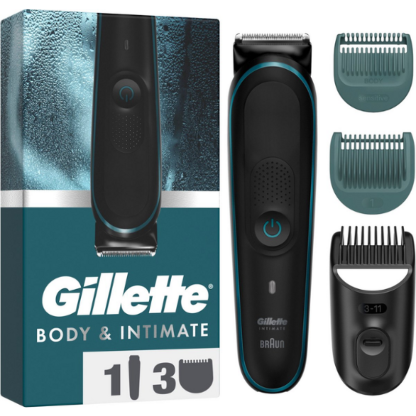 Gillette Braun Gillette Body & Intimate Elektrische Trimmer i5 – Voor de intieme zone – Zwart