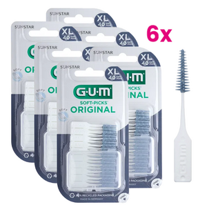 GUM Soft-Picks Original X-Large - 6 x 40 stuks