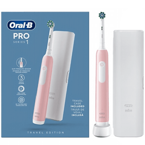 Oral-B Oral-B PRO Series 1 Pink + Reisetui Oral-B PRO Series 1 Pink + Reisetui