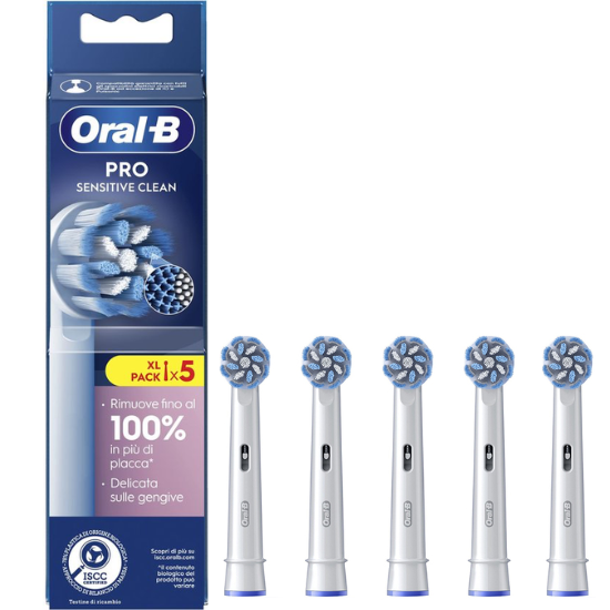 Oral-B PRO Sensitive Clean opzetborstels - 5 stuks Oral-B Oral-B PRO Sensitive Clean opzetborstels - 5 stuks