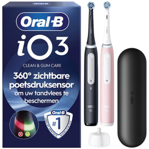 Oral-B iO Series 3 Black + Extra Body Pink
