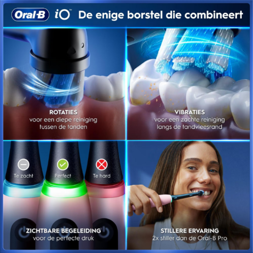 Oral-B iO Series 5N Blush Pink Elektrische Tandenborstel Oral-B Oral-B iO Series 5N Blush Pink Elektrische Tandenborstel
