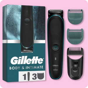 Braun Gillette Body & Intimate Elektrische Trimmer i5 – Voor body en intieme zone – Zwart