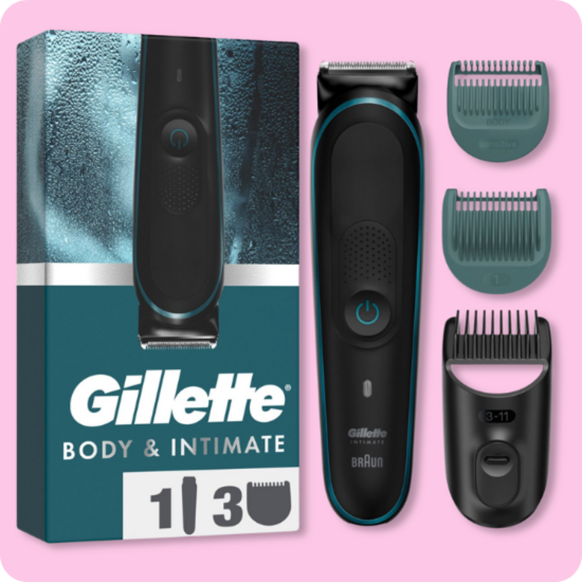 Braun Gillette Body & Intimate Elektrische Trimmer i5 – Voor de intieme zone – Zwart Gillette Braun Gillette Body & Intimate Elektrische Trimmer i5 – Voor de intieme zone – Zwart