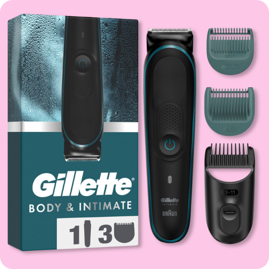 Tandenborstel.com Braun Gillette Body & Intimate Elektrische Trimmer i5 - Voor body en intieme zone - Zwart aanbieding