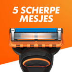 Gillette Gillette Fusion5 Scheersysteem + Sensitive Scheergel - Giftset