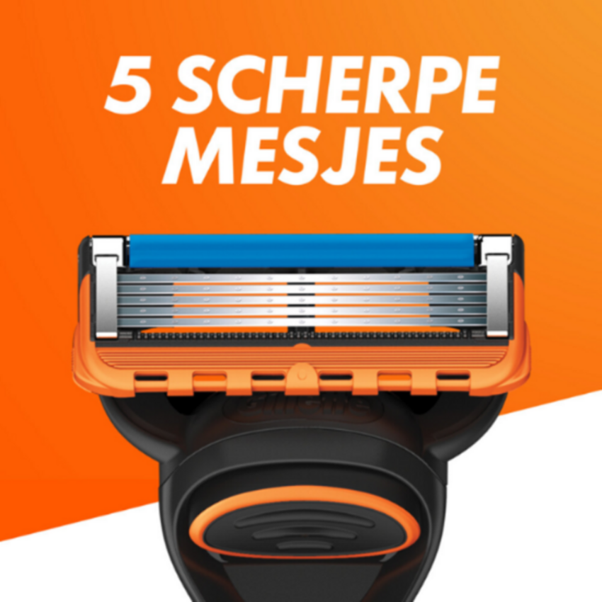 Gillette Gillette Fusion5 Scheersysteem + Sensitive Scheergel - Giftset