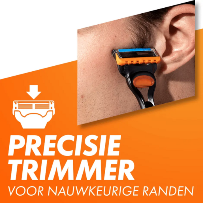 Gillette Gillette Fusion5 Scheersysteem + Sensitive Scheergel - Giftset