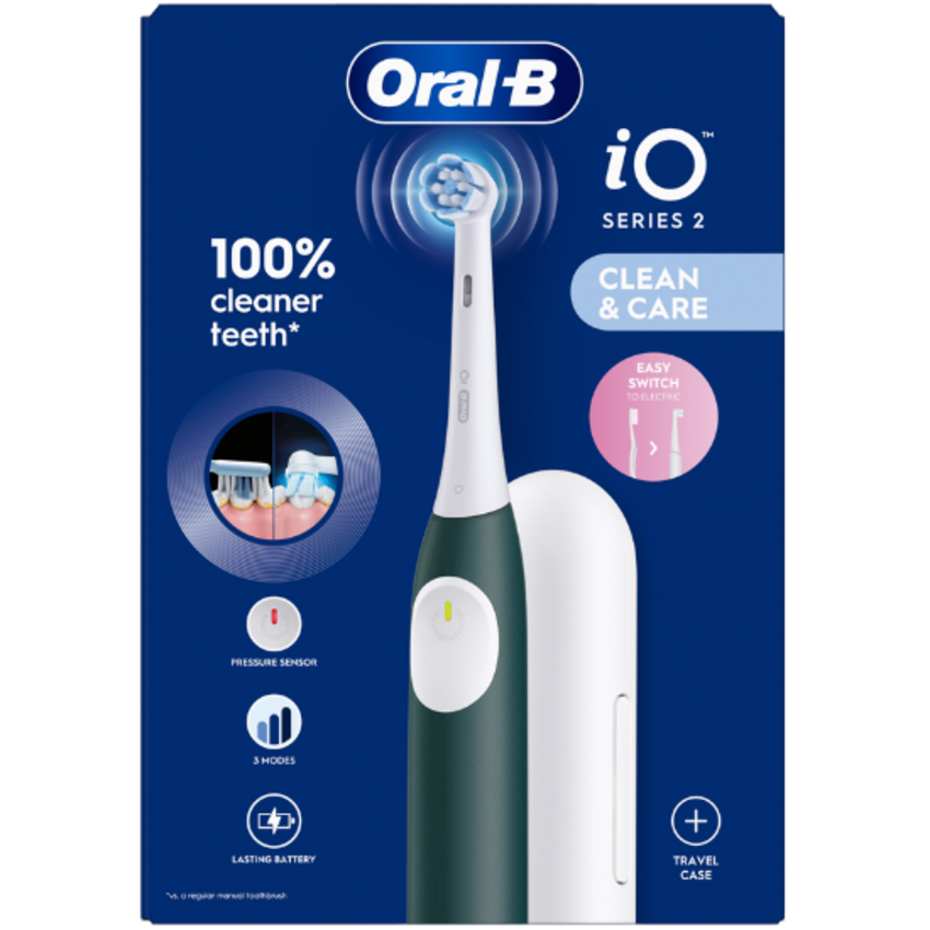 Oral-B iO Series 2 Forest Green + Reisetui Oral-B Oral-B iO Series 2 Forest Green + Reisetui