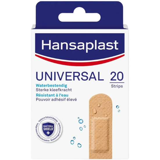 Hansaplast Pleisters Waterbestendig Universal - 20 stuks