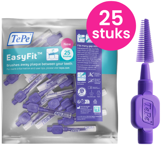 TePe TePe EasyFit M/L Interdentale Ragers Paars - 25 stuks