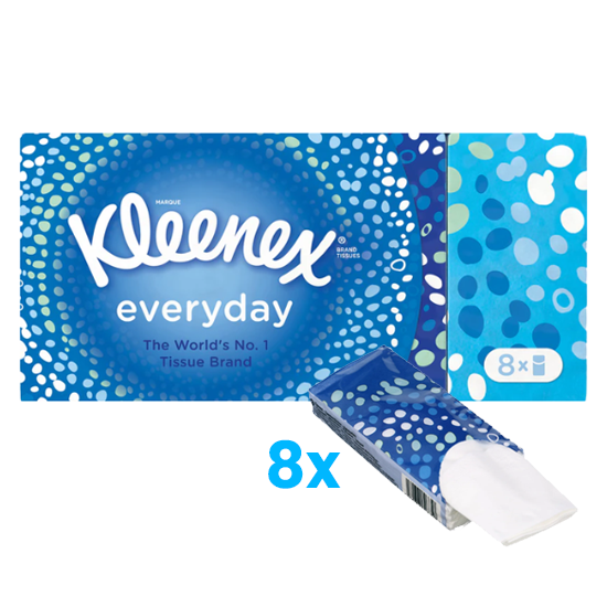 Kleenex Kleenex Everyday Pocket Tissues - 8x9 stuks