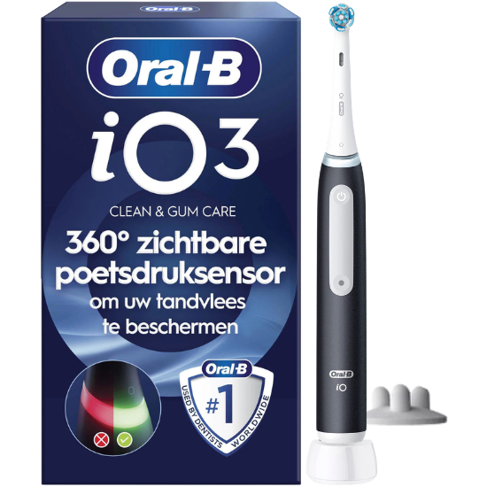 Oral-B iO Series 3S Matt Black Elektrische Tandenborstel