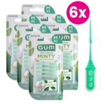 GUM GUM Soft-Picks Comfort Flex Medium Mint - 6 x 40 stuks