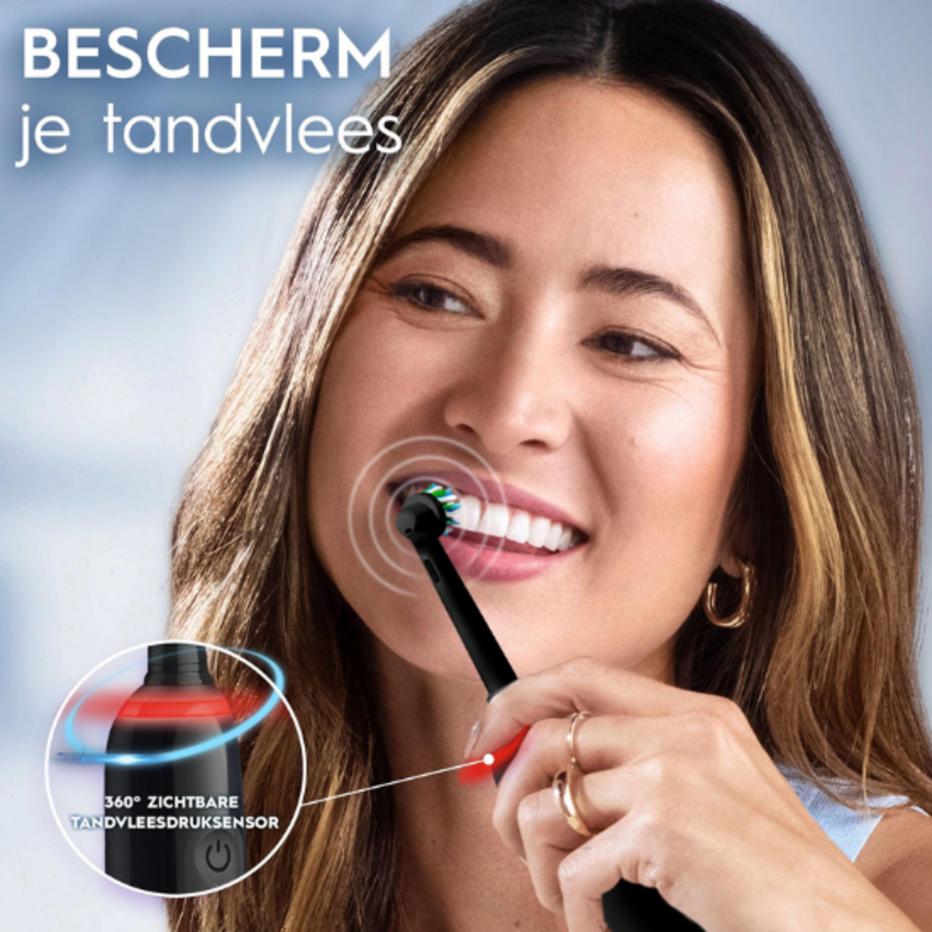 Oral-B PRO 3 3000 Black Cross Action Elektrische Tandenborstel Oral-B Oral-B PRO 3 3000 Black Cross Action Elektrische Tandenborstel