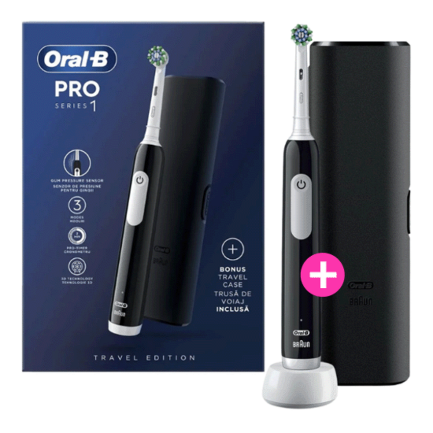 Oral-B Oral-B PRO Series 1 Black + Reisetui