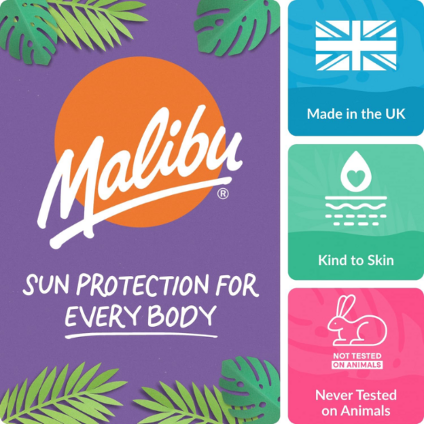 Malibu Malibu SPF 50 Zonnebrand Lotion - 200 ml | 1 + 1 ACTIE