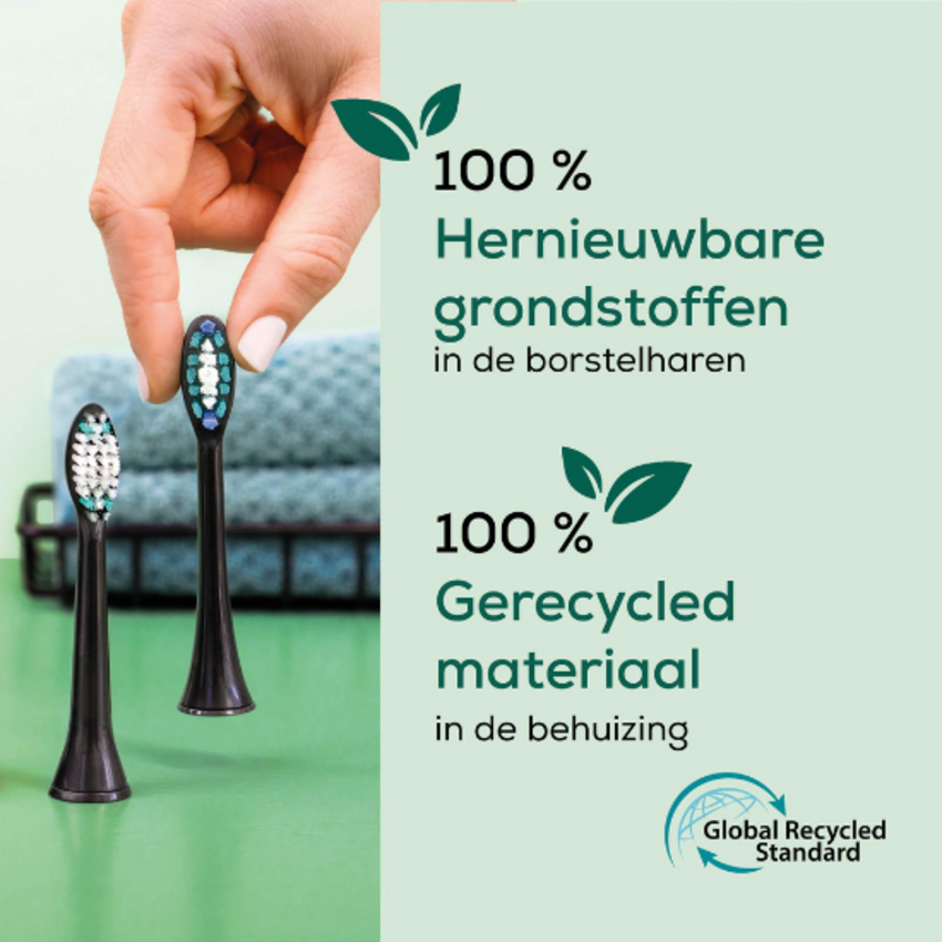 Beurer SC Plaque Eraser Opzetborstels - Zwart - 4 stuks Beurer Beurer SC Plaque Eraser Opzetborstels - Zwart - 4 stuks