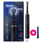 Oral-B PRO 3 3000 Black Cross Action Elektrische Tandenborstel Oral-B Oral-B PRO 3 3000 Black Cross Action Elektrische Tandenborstel