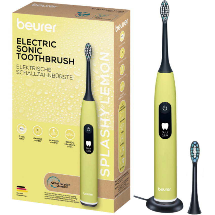 Beurer SC 50 Splashy Lemon Elektrische Tandenborstel Beurer Beurer SC 50 Splashy Lemon Elektrische Tandenborstel