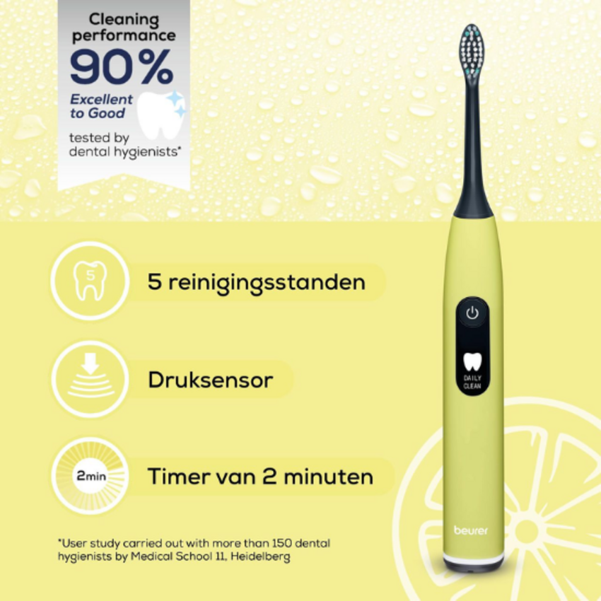 Beurer SC 50 Splashy Lemon Elektrische Tandenborstel Beurer Beurer SC 50 Splashy Lemon Elektrische Tandenborstel
