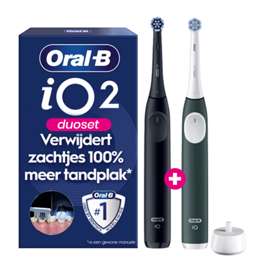 Oral-B Oral-B iO Series 2 Night Black + Extra Body Forest Green