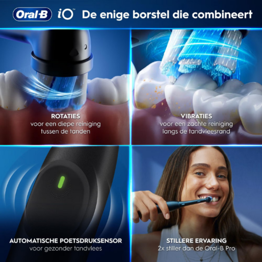 Oral-B iO Series 2 Black + Extra Body Pink Oral-B Oral-B iO Series 2 Black + Extra Body Pink