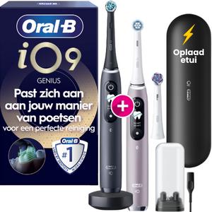 Oral-B iO Series 9 DUO Black + Extra Body Pink