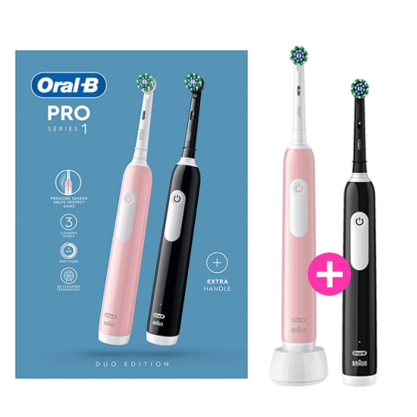 Oral-B Oral-B PRO Series 1 Black + Extra Body Pink