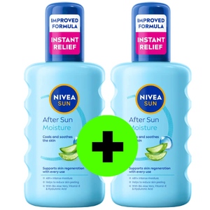 Nivea Sun After Sun Moisture Spray Instant Relief - 200 ml | 1 + 1 ACTIE