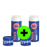 For People For People Skincare Zonnebrand Stick SPF 50 – Reis mini - 20g | 1 + 1 ACTIE