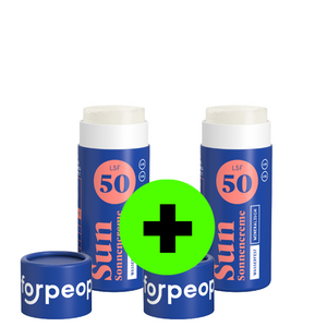 For People For People Skincare Zonnebrand Stick SPF 50 – Reis mini - 20g | 1 + 1 ACTIE For People Skincare Zonnebrand Stick SPF 50 – Reis mini - 20g | 1 + 1 ACTIE