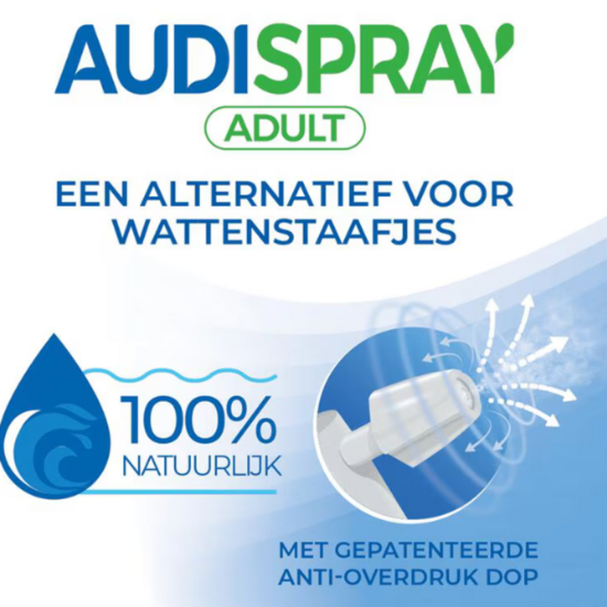 Audispray Oorhygiëne Spray Adult - 50 ml Audispray Audispray Oorhygiëne Spray Adult - 50 ml